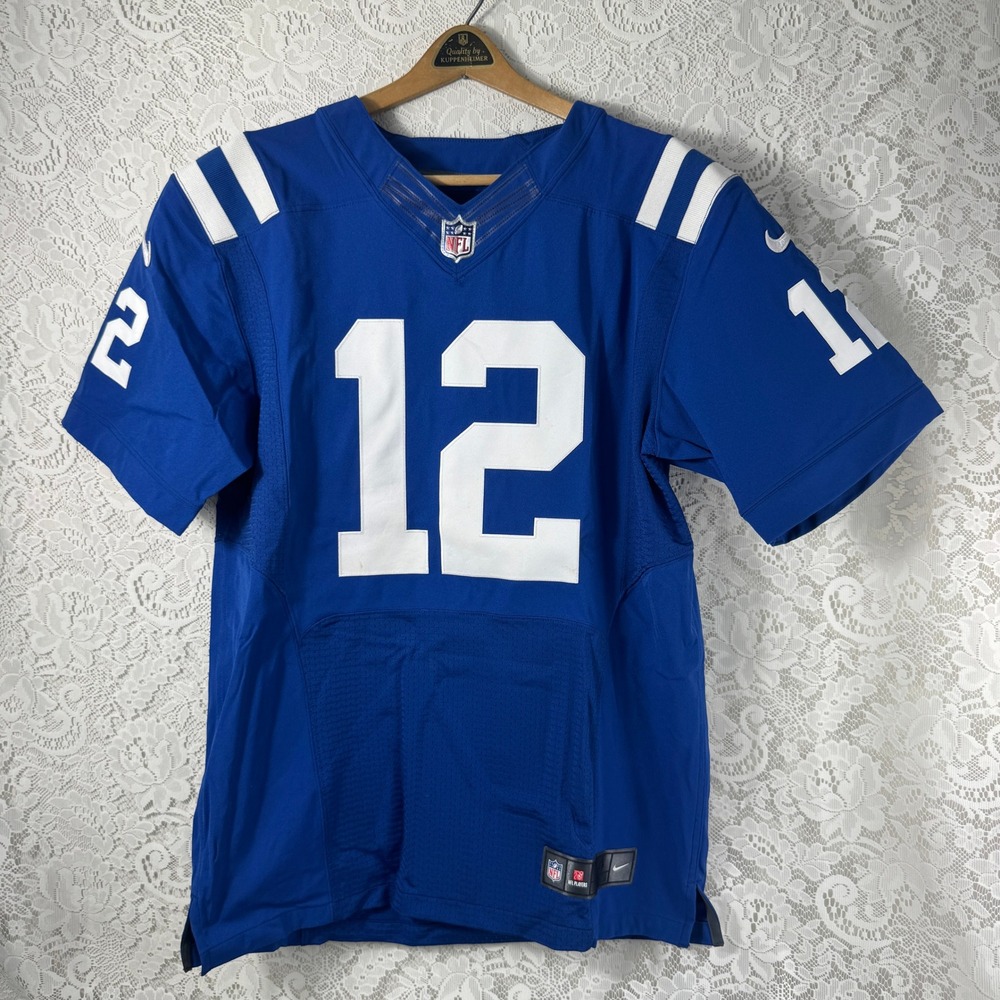 Nike Indianapolis Colts Andrew Luck 12 On Field Jersey Blue Mens 44